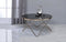 Valora Coffee Table, Champagne & Black Glass